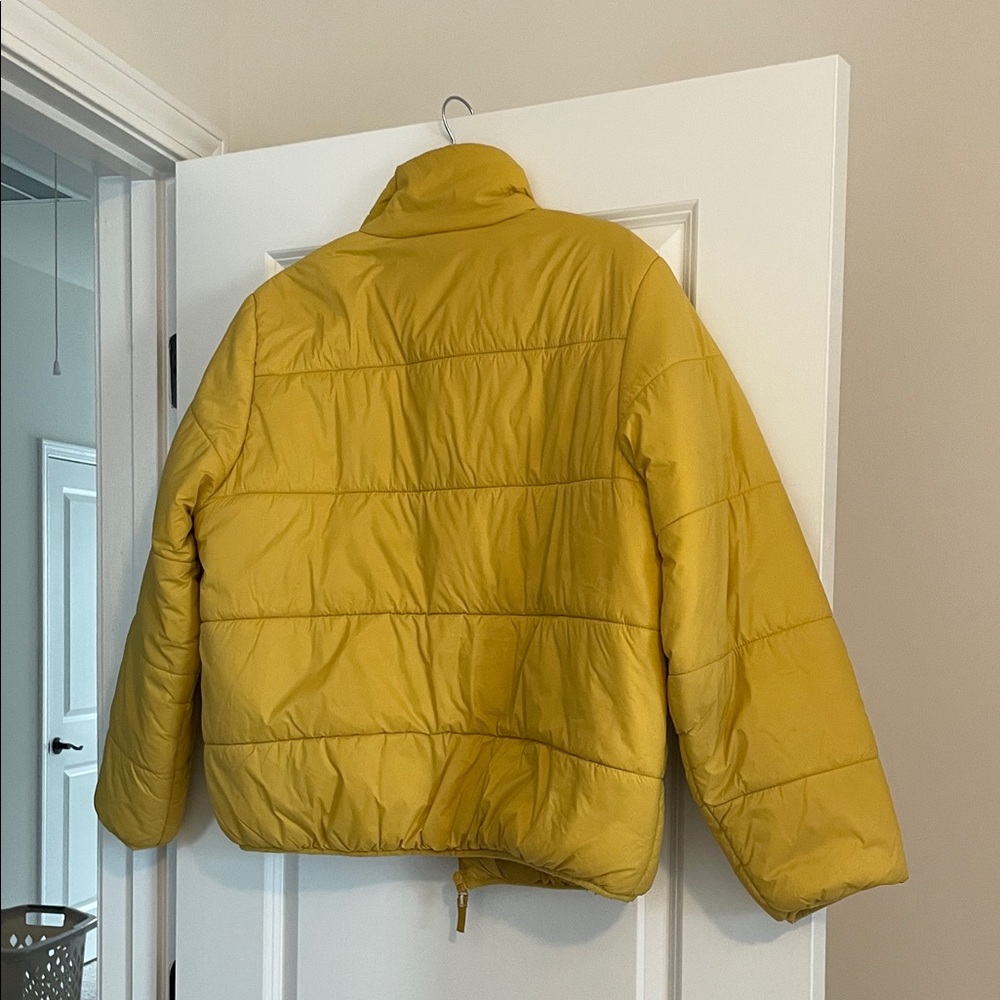 Universal Thread Mustard Yellow Winter Puffer Jac… - image 4